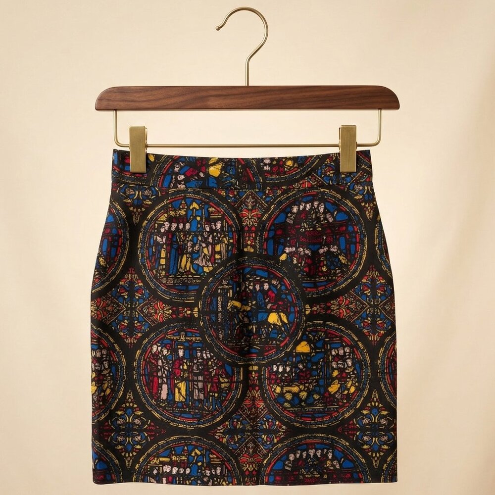 BIMBA Y LOLA Stained Glass Window Skirt Size 38